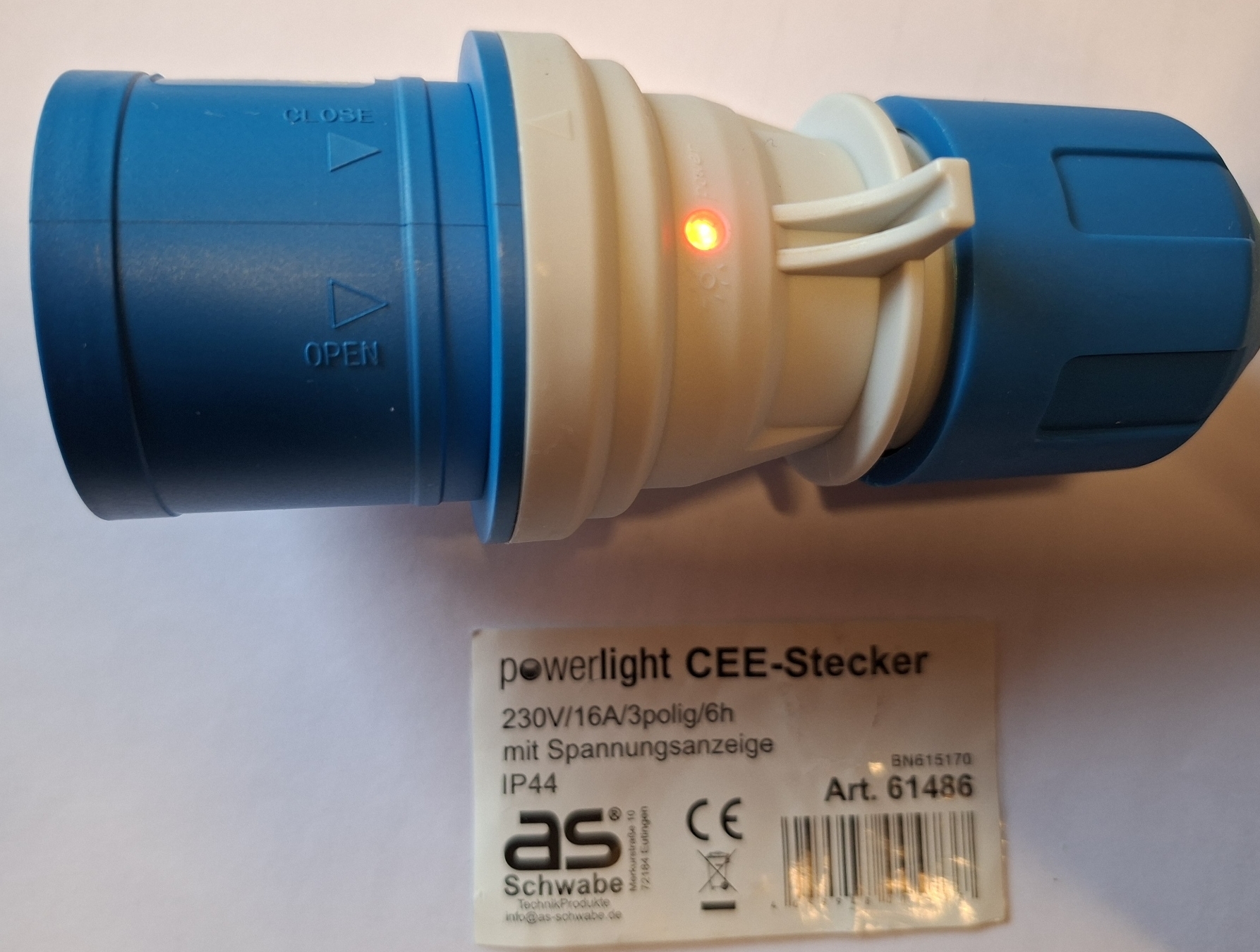 CEE-Stecker LED